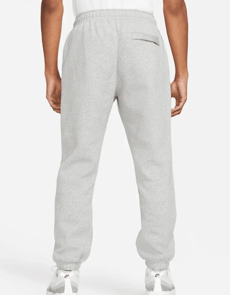 Nike Mens ClubFleece Plus Small Logo Crewneck Full Tracksuit Set in Grey