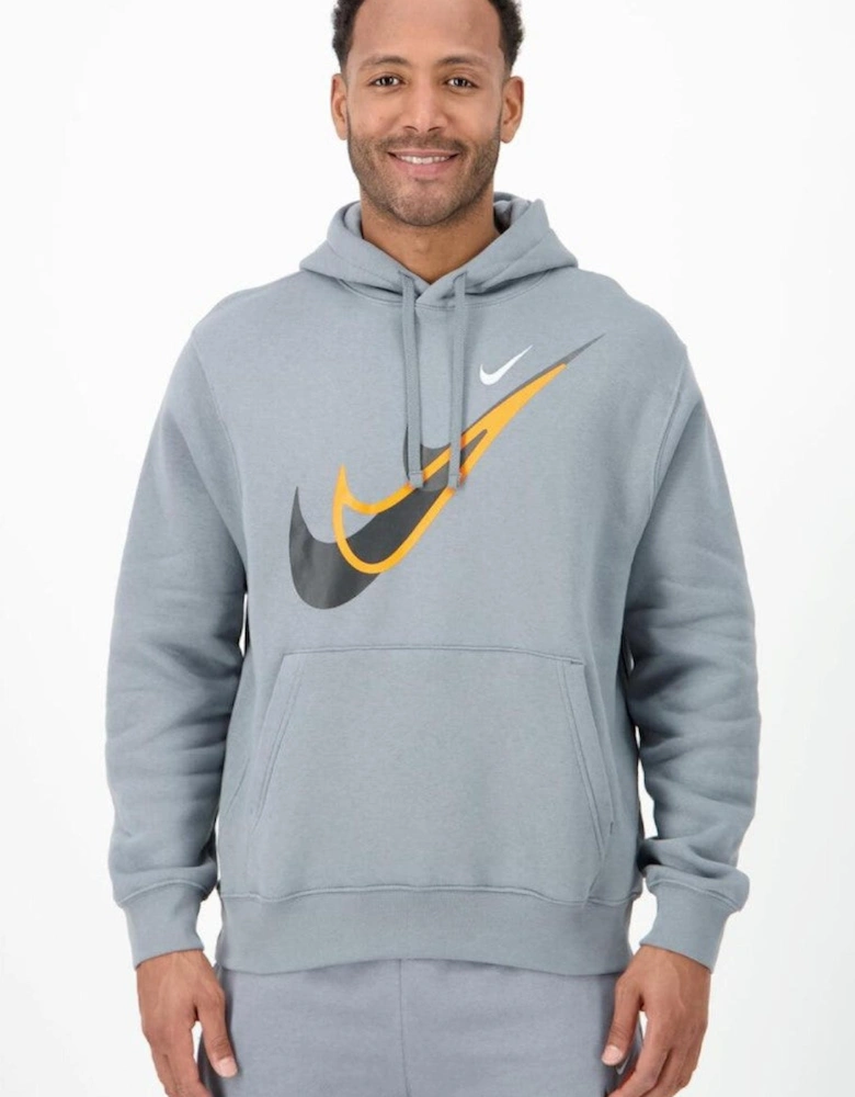 Nike Mens Standard Issue Moto Overhead Full Tracksuit Set in Grey