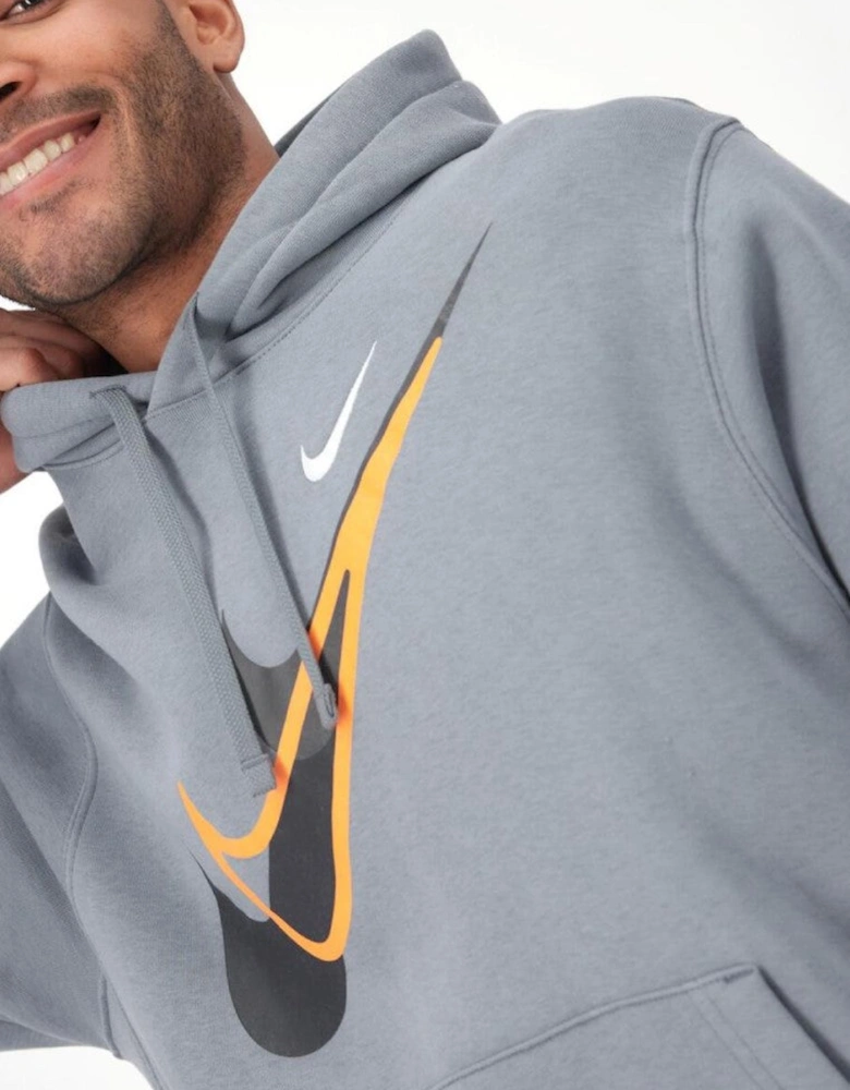 Nike Mens Standard Issue Moto Overhead Full Tracksuit Set in Grey