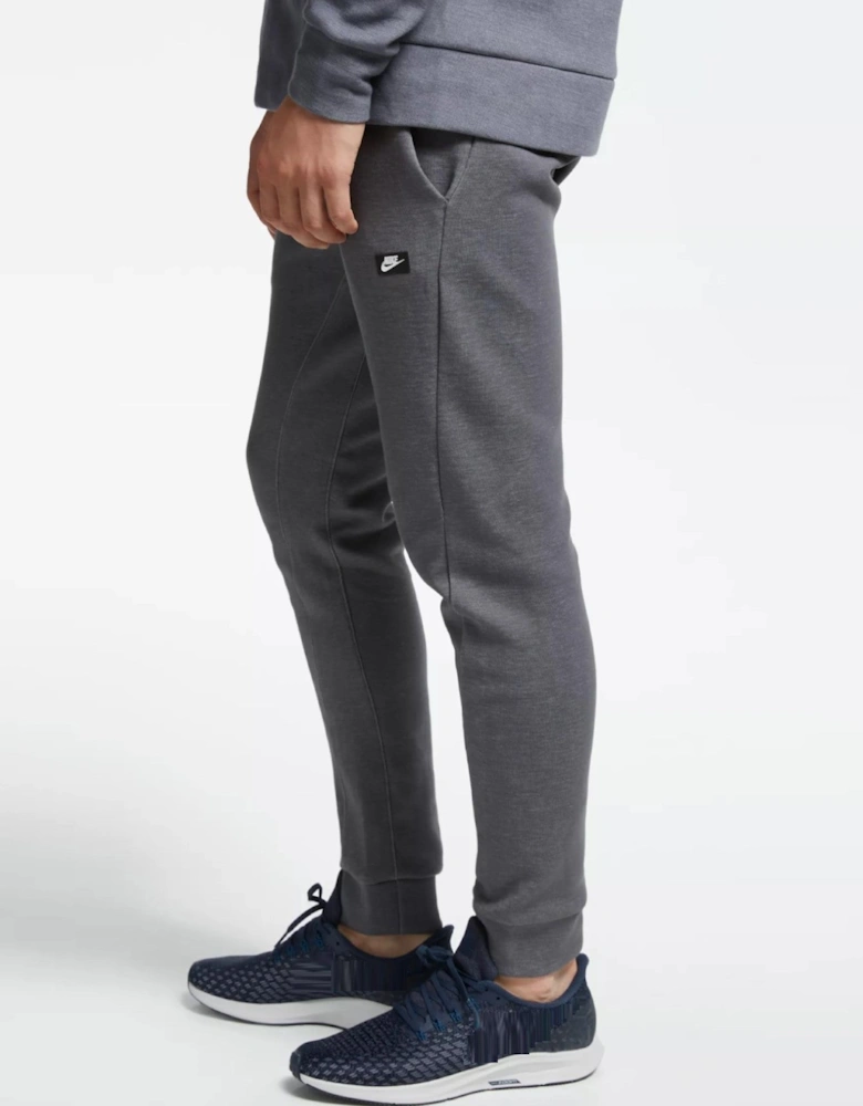 Nike Mens Sportswear Optic Fleece Crewneck Full Tracksuit Set in Grey