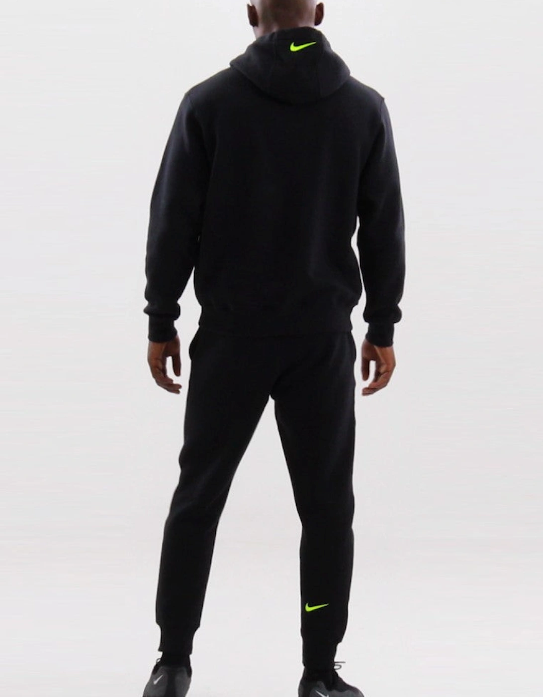 Nike Mens Standard Issue Moto Overhead Full Tracksuit Set in Black