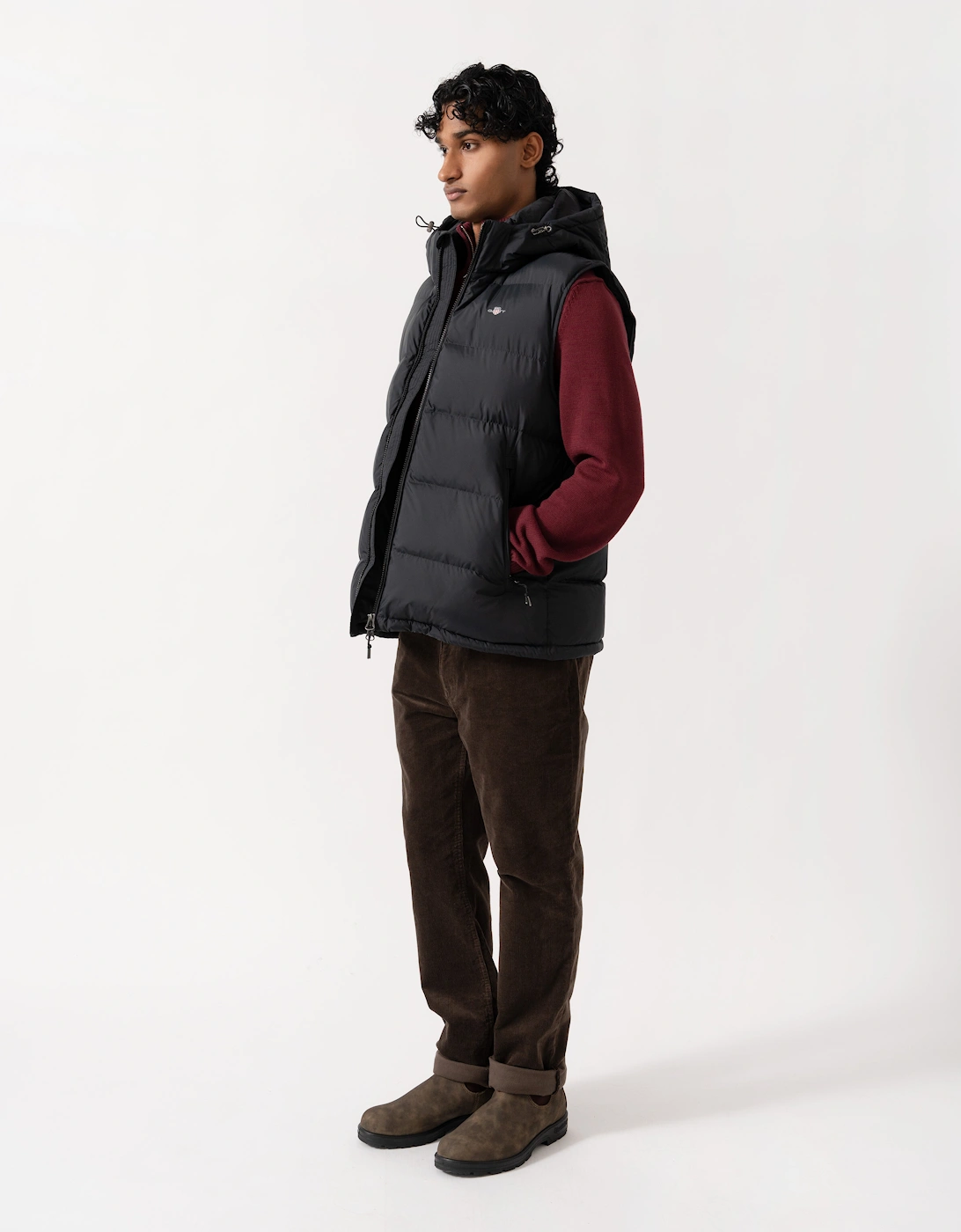 GANT Mens Active Cloud Vest - 5 Black