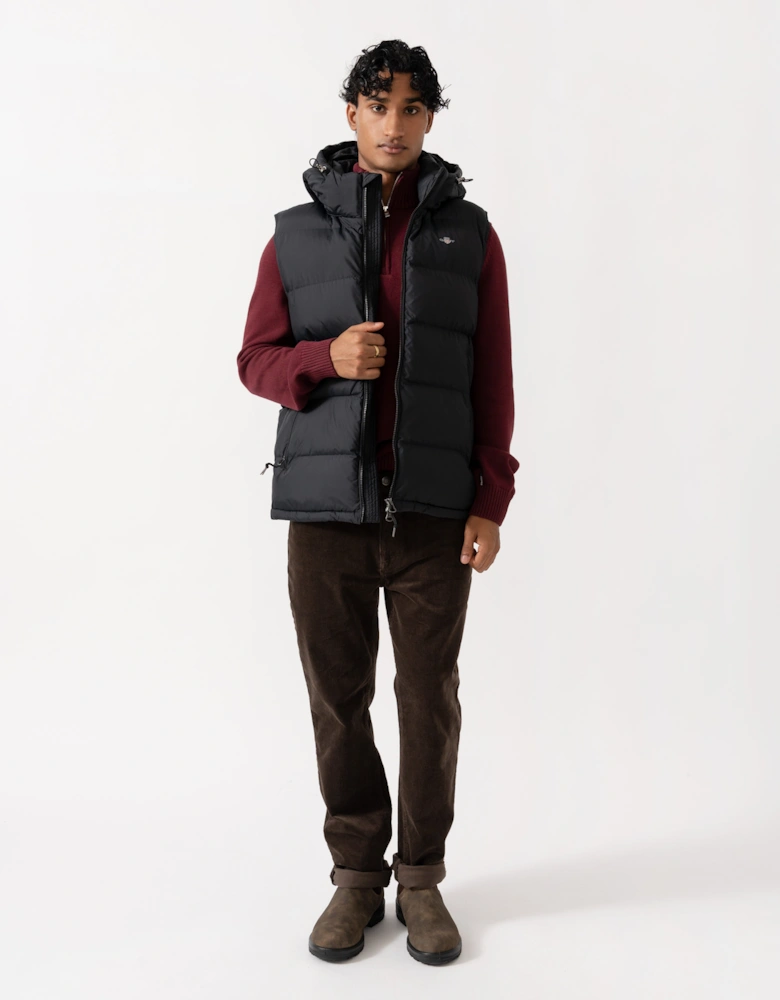 GANT Mens Active Cloud Vest - 5 Black