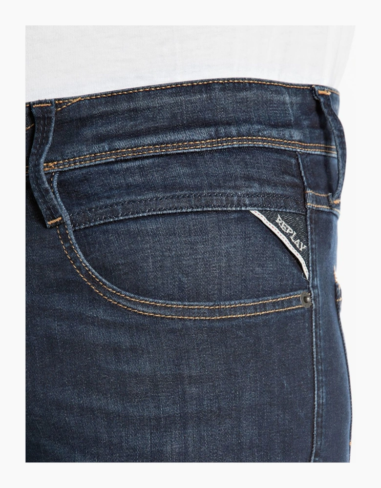 Replay Anbass Slim Fit Jean Power Stretch 10oz Denim Jean BLUE