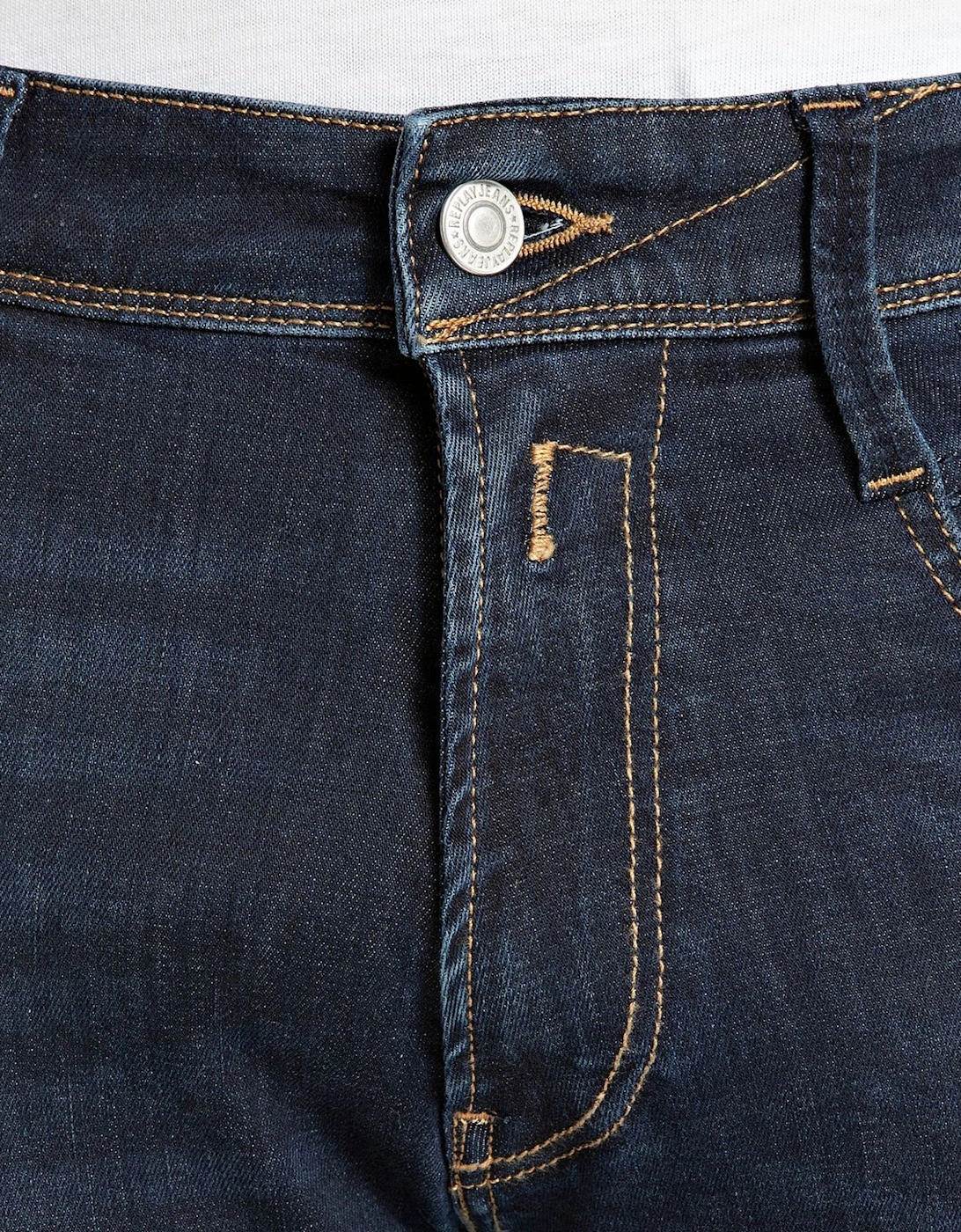 Replay Anbass Slim Fit Jean Power Stretch 10oz Denim Jean BLUE