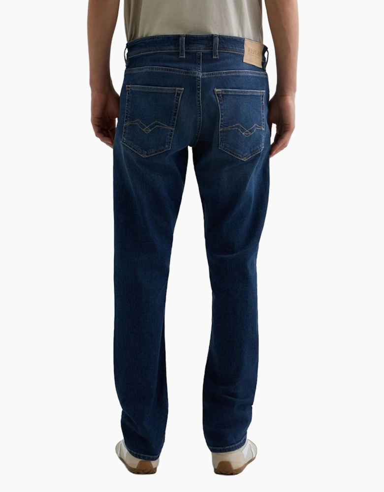 Replay Glover DNA 573 Straight Fit Jean DEEP BLUE