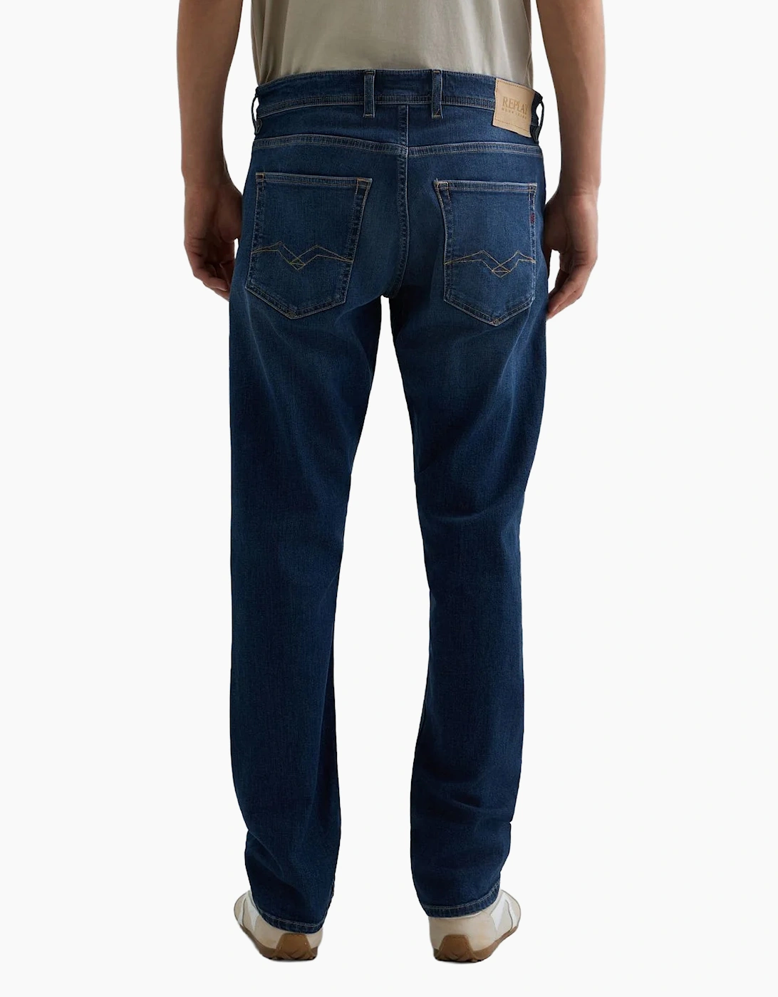 Replay Glover DNA 573 Straight Fit Jean DEEP BLUE