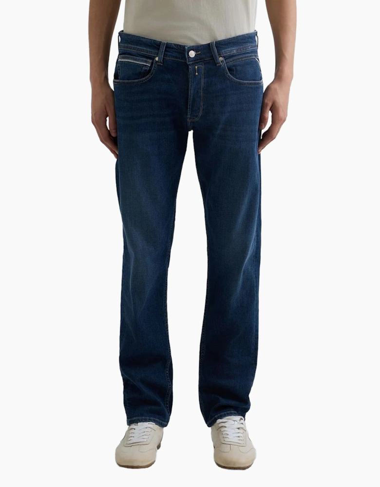 Replay Glover DNA 573 Straight Fit Jean DEEP BLUE