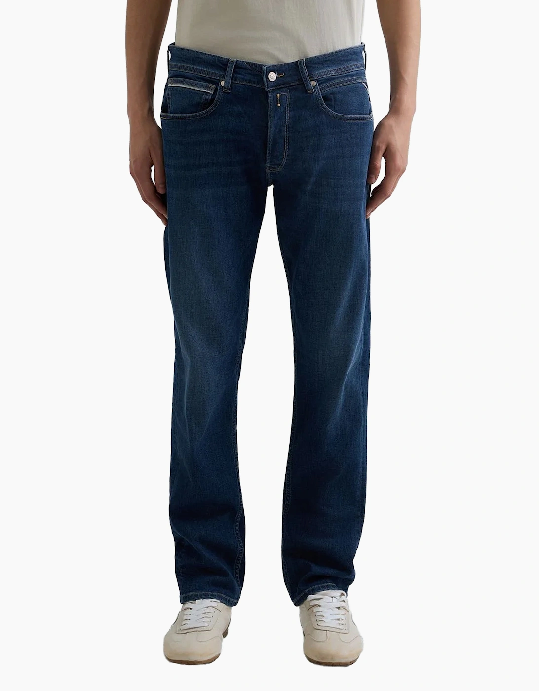 Replay Glover DNA 573 Straight Fit Jean DEEP BLUE