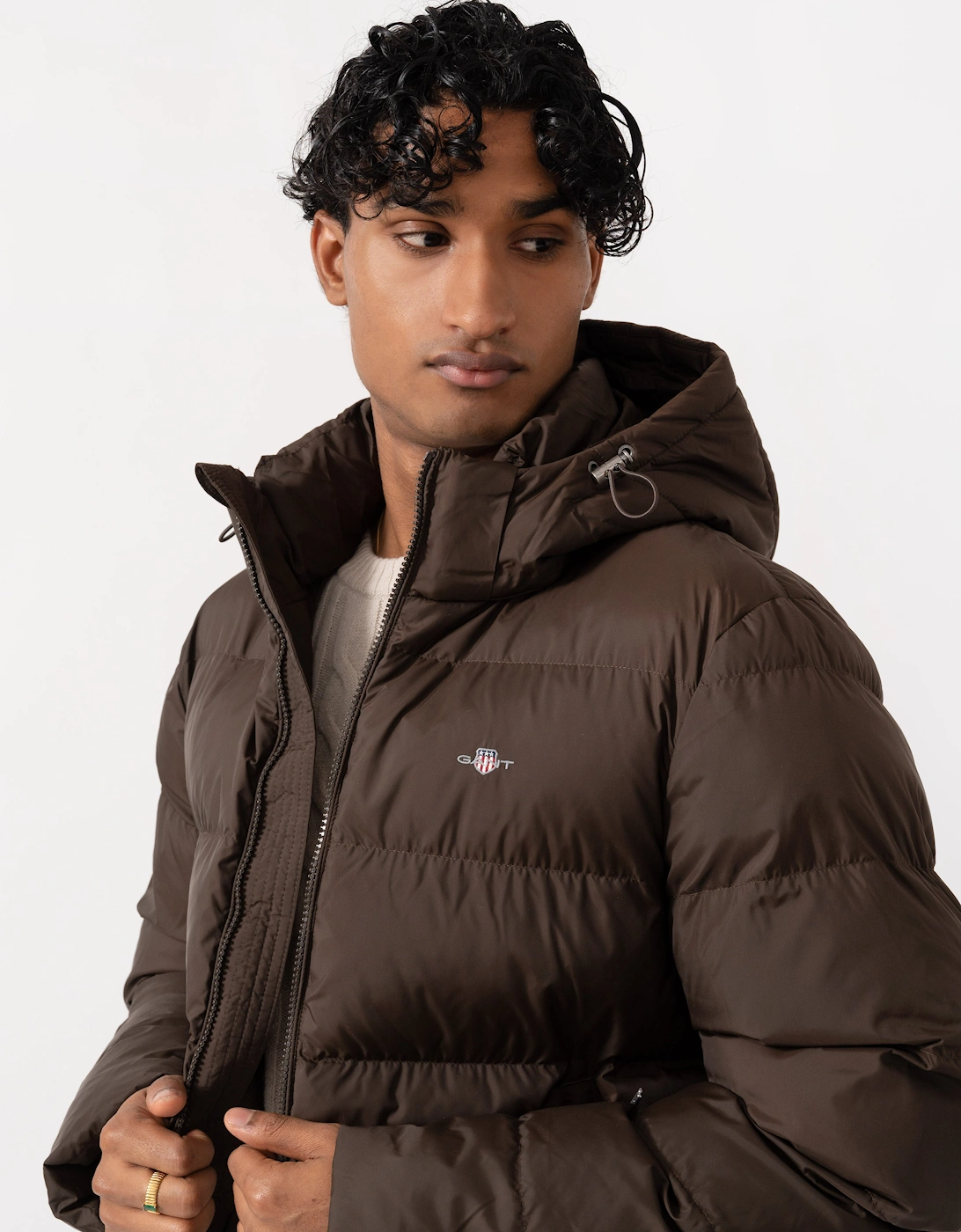 GANT Mens Active Cloud Jacket - 217 Black Brown