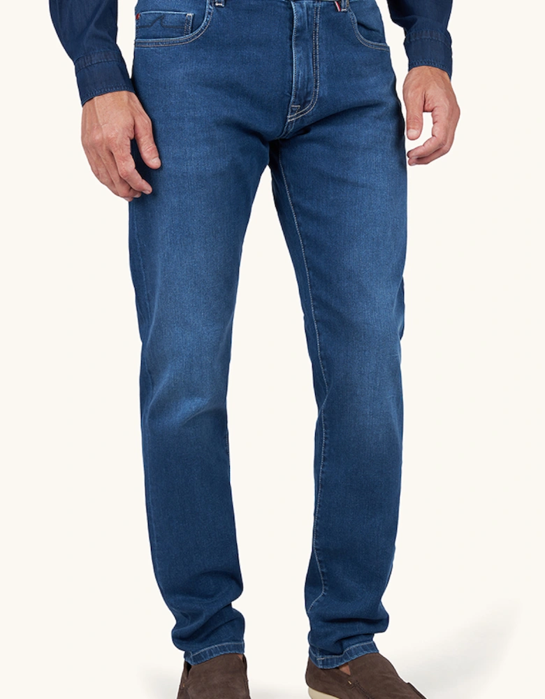 Paul & Shark Varese Red Rivet Jeans in Giza Cotton