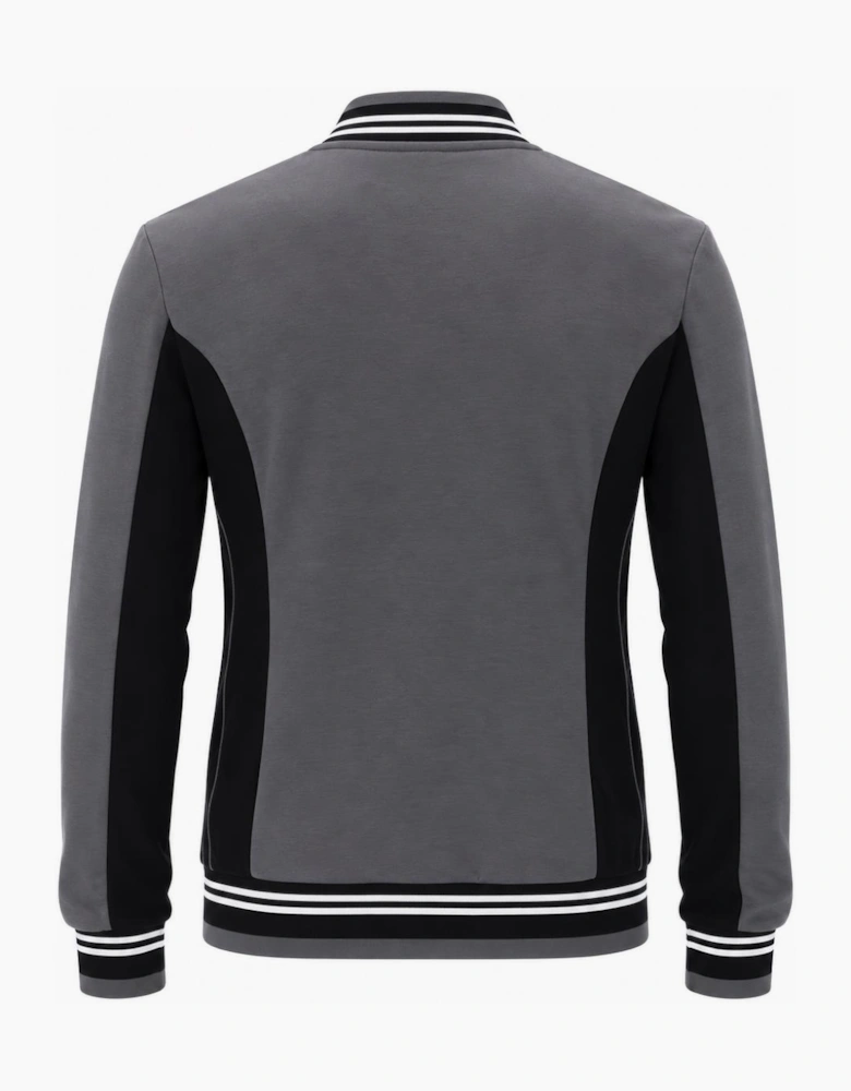 Fila Settanta Baseball Track Top Jacket Gunmetal/Black/White