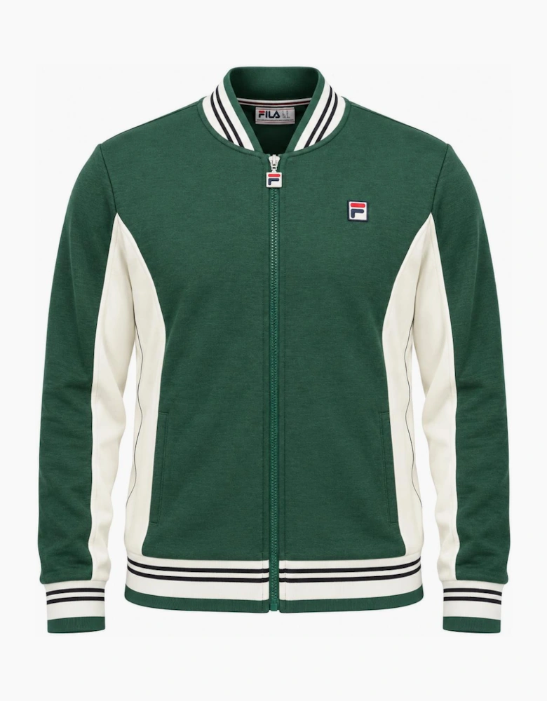 Fila Settanta Baseball Track Top Jacket Pine Needle/Gardenia/Black