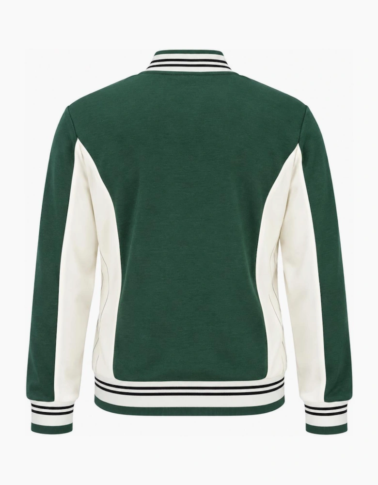 Fila Settanta Baseball Track Top Jacket Pine Needle/Gardenia/Black