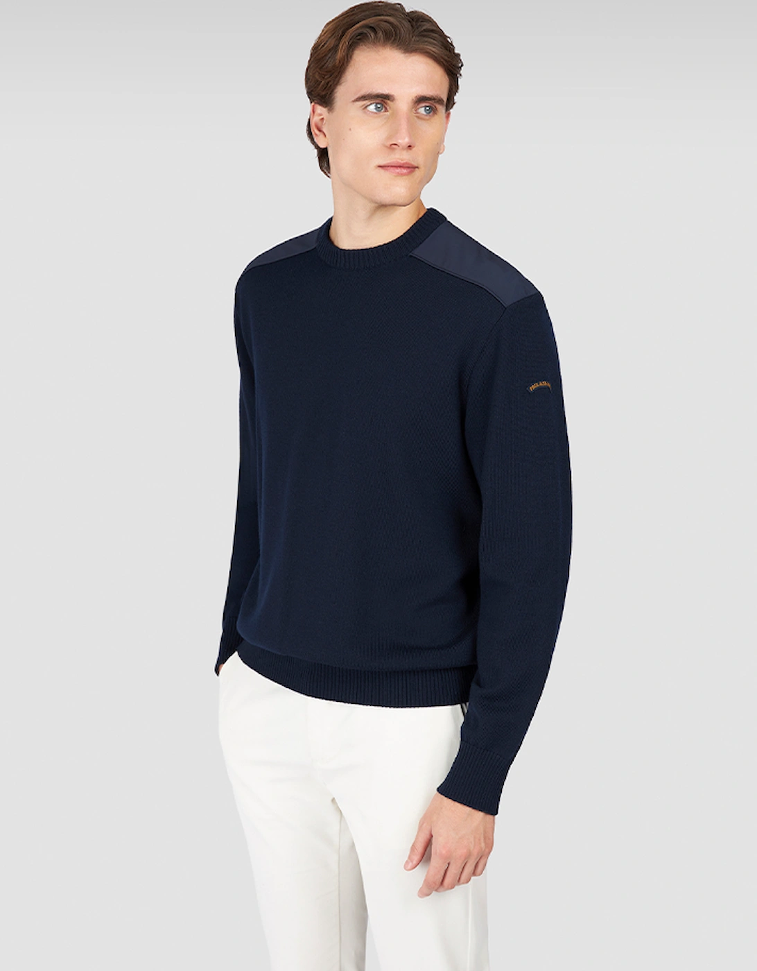 Paul & Shark Soft Cool Touch Wool Sweater with Typhoon® Details