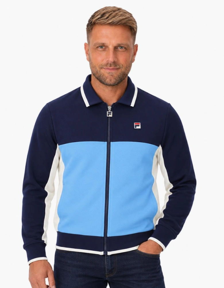 Fila Arlen Colour Block Track Top Jacket Fila Navy/Gardenia/Azure Blue