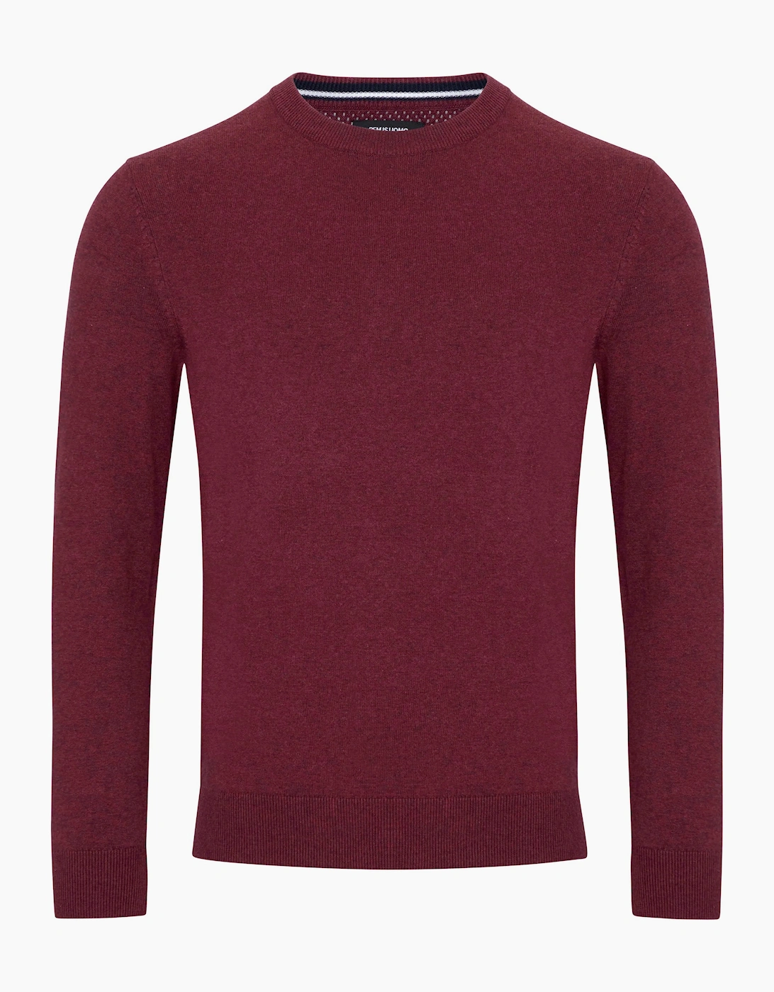 Remus Uomo Crew Neck Knit Sweater BURGUNDY