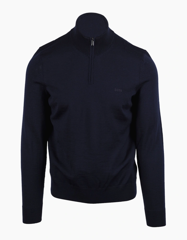 Boss Black BOSS H EBENJI ZIP SWEATSHIRT DARK BLUE