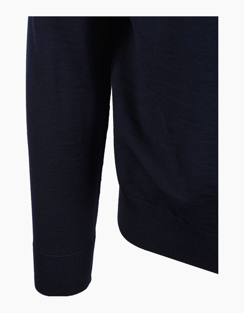 Boss Black BOSS H EBENJI ZIP SWEATSHIRT DARK BLUE