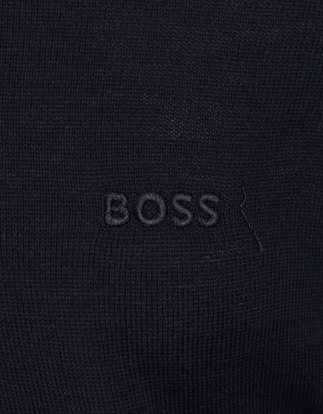 Boss Black BOSS H MELBA V NECK SWEATSHIRT DARK BLUE
