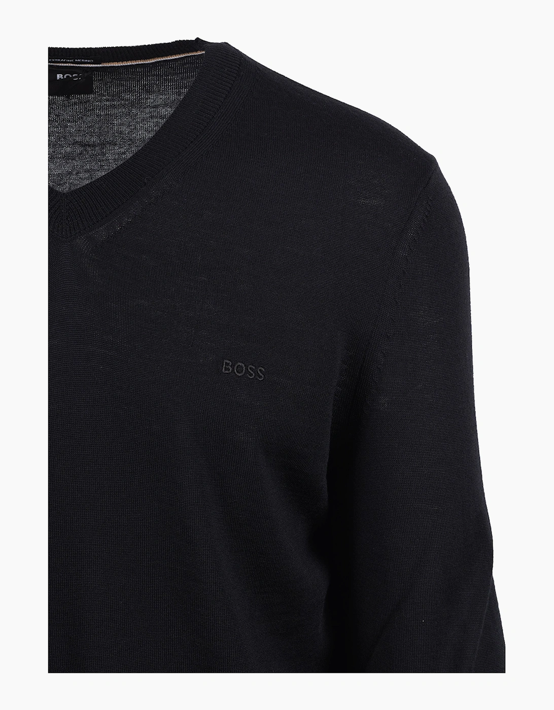 Boss Black BOSS H MELBA V NECK SWEATSHIRT BLACK