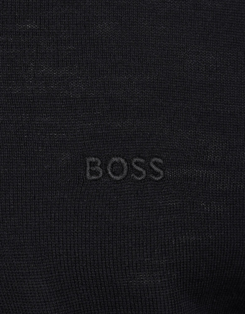 Boss Black BOSS H MELBA V NECK SWEATSHIRT BLACK