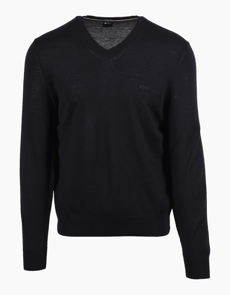 Boss Black BOSS H MELBA V NECK SWEATSHIRT BLACK