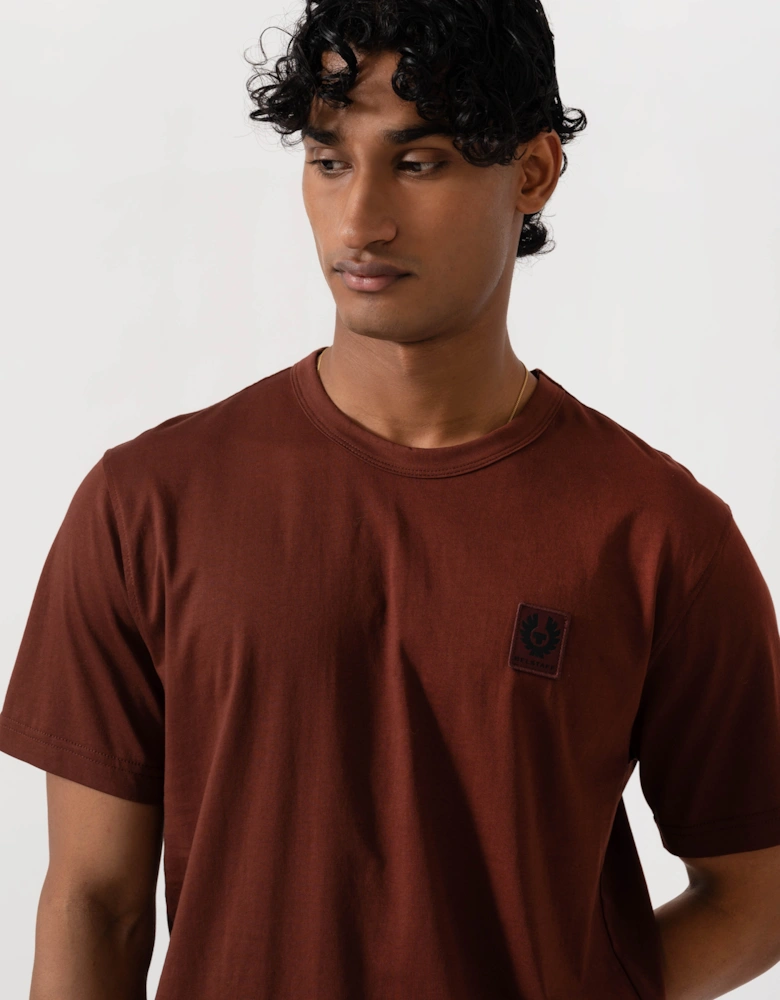 Belstaff Mens Icon Logo T-Shirt - Oxblood
