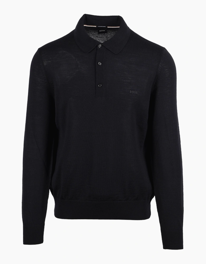 Boss Black BOSS H LANCIONE KNITTED POLO BLACK