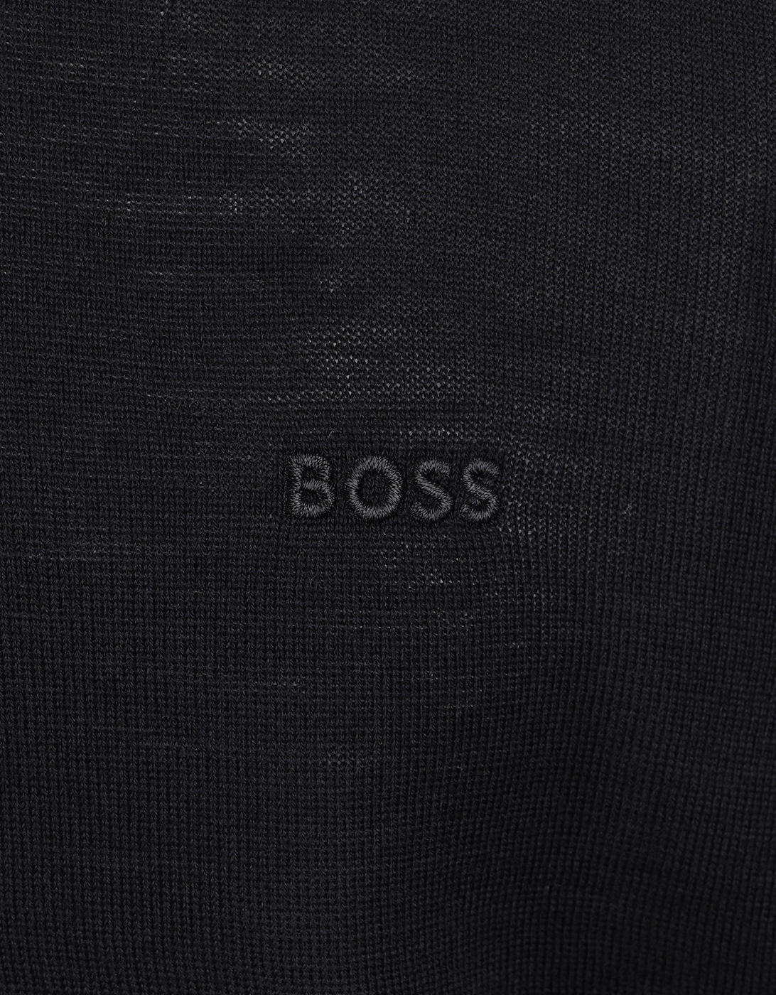 Boss Black BOSS H LANCIONE KNITTED POLO BLACK