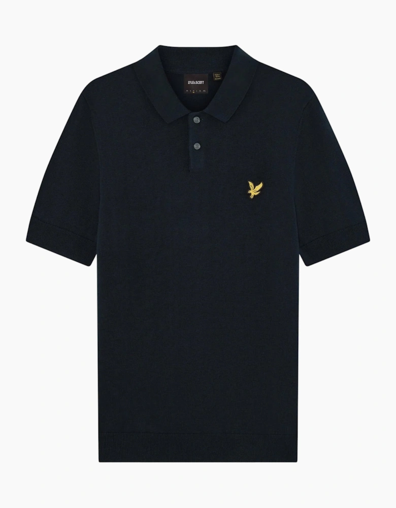 Lyle & Scott Archive Knitted Polo NAVY