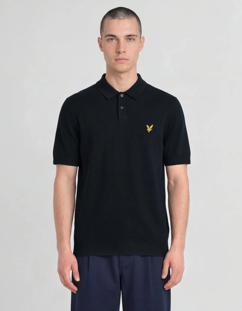 Lyle & Scott Archive Knitted Polo NAVY