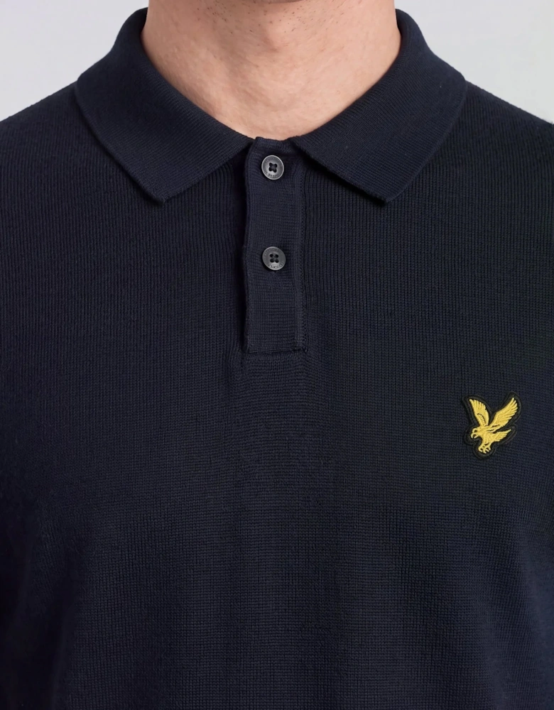 Lyle & Scott Archive Knitted Polo NAVY