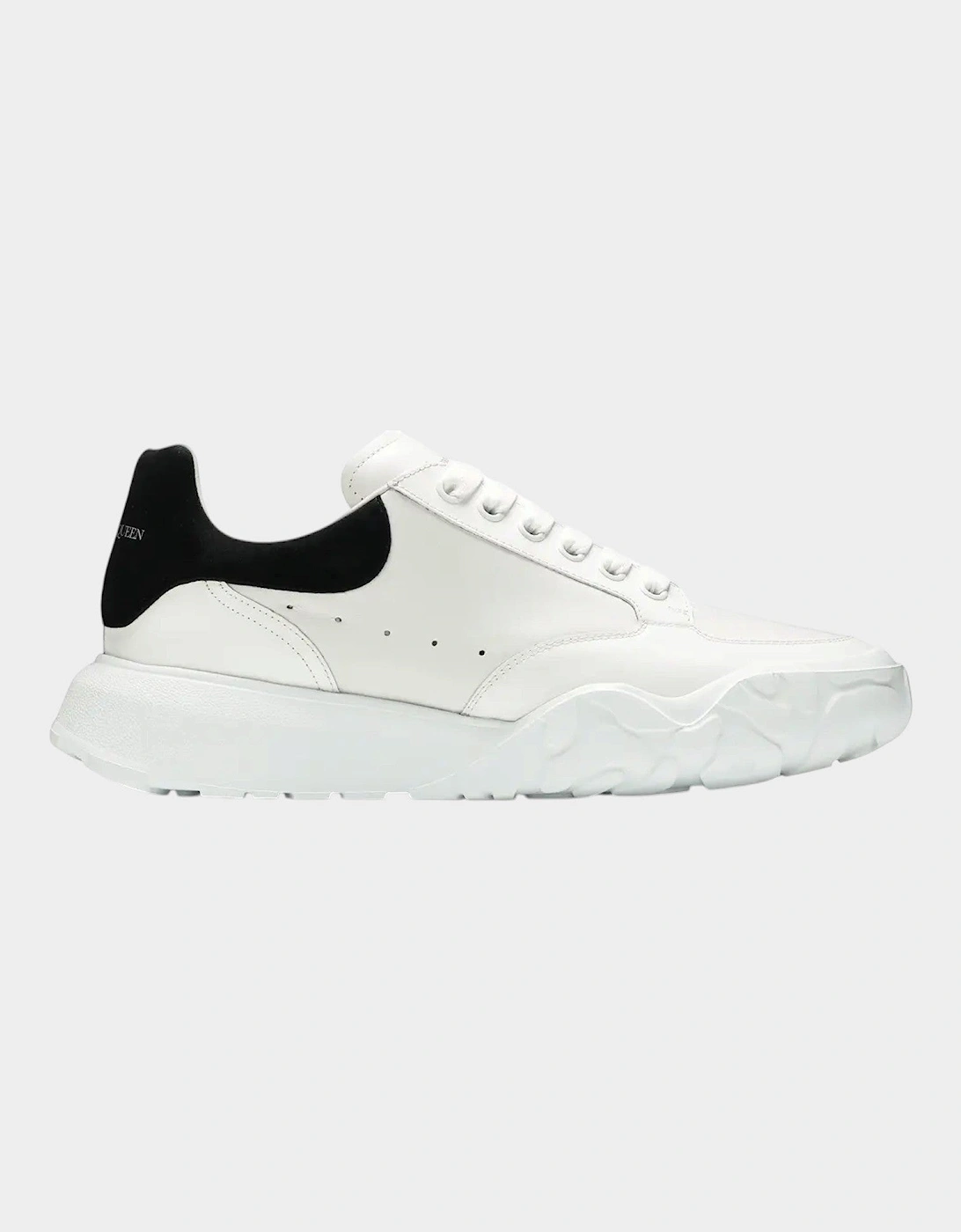 Oversized Court Trainer White Black