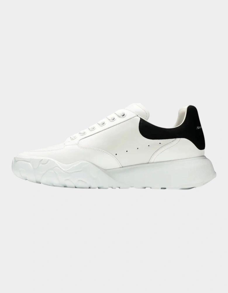 Oversized Court Trainer White Black