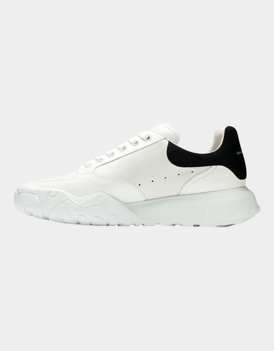 Oversized Court Trainer White Black
