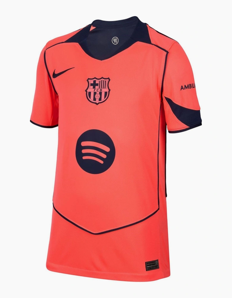 Barcelona Third Shirt 2025 2026 Juniors