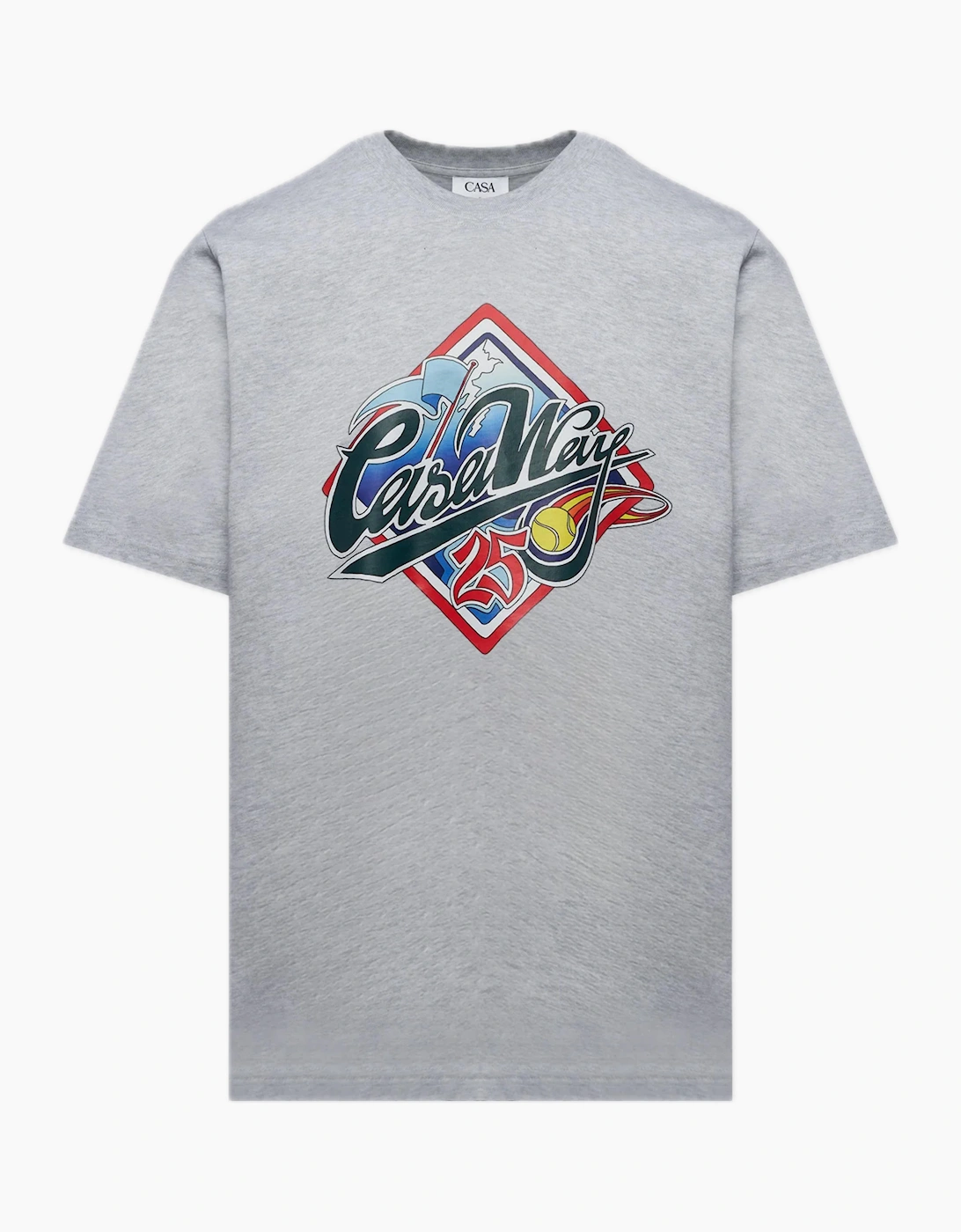 CASABLANCA CASA WAY WORLD SERIES TEE GREY