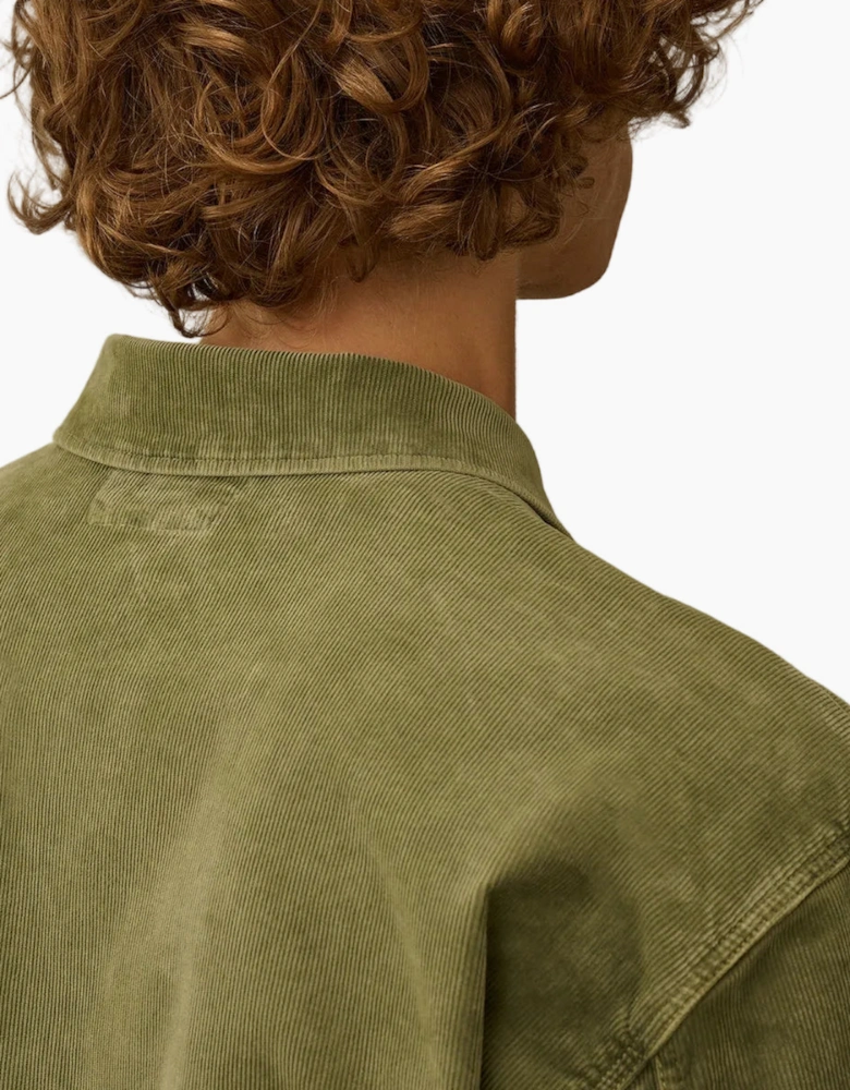 Stretch Corduroy Lens Overshirt