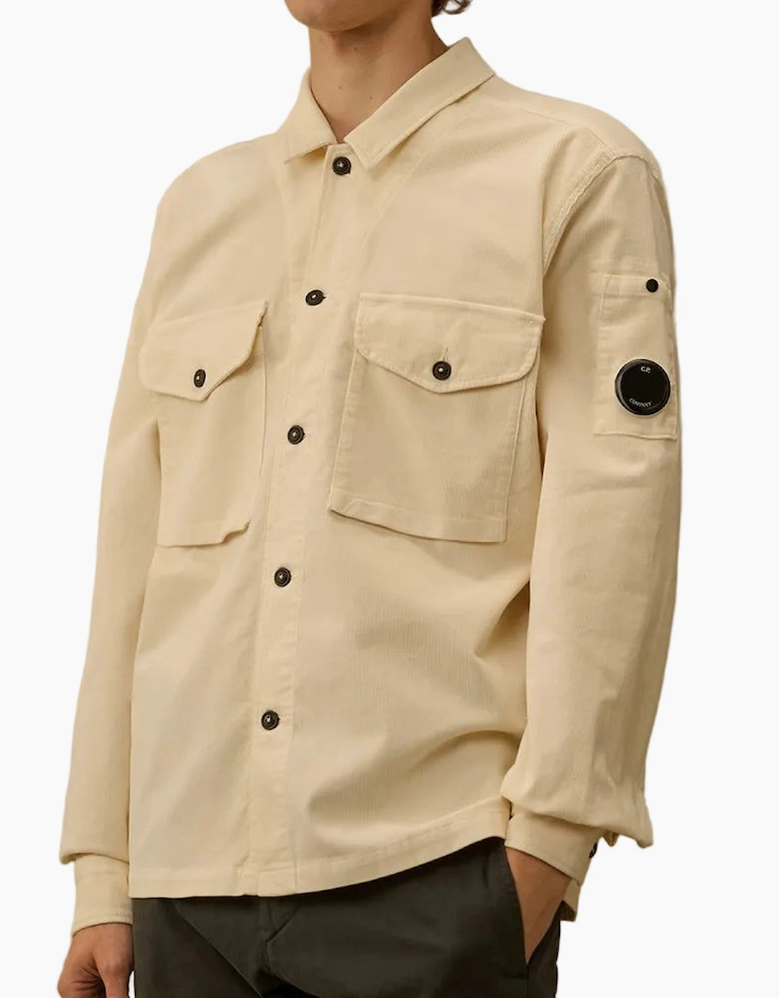 Stretch Corduroy Lens Overshirt