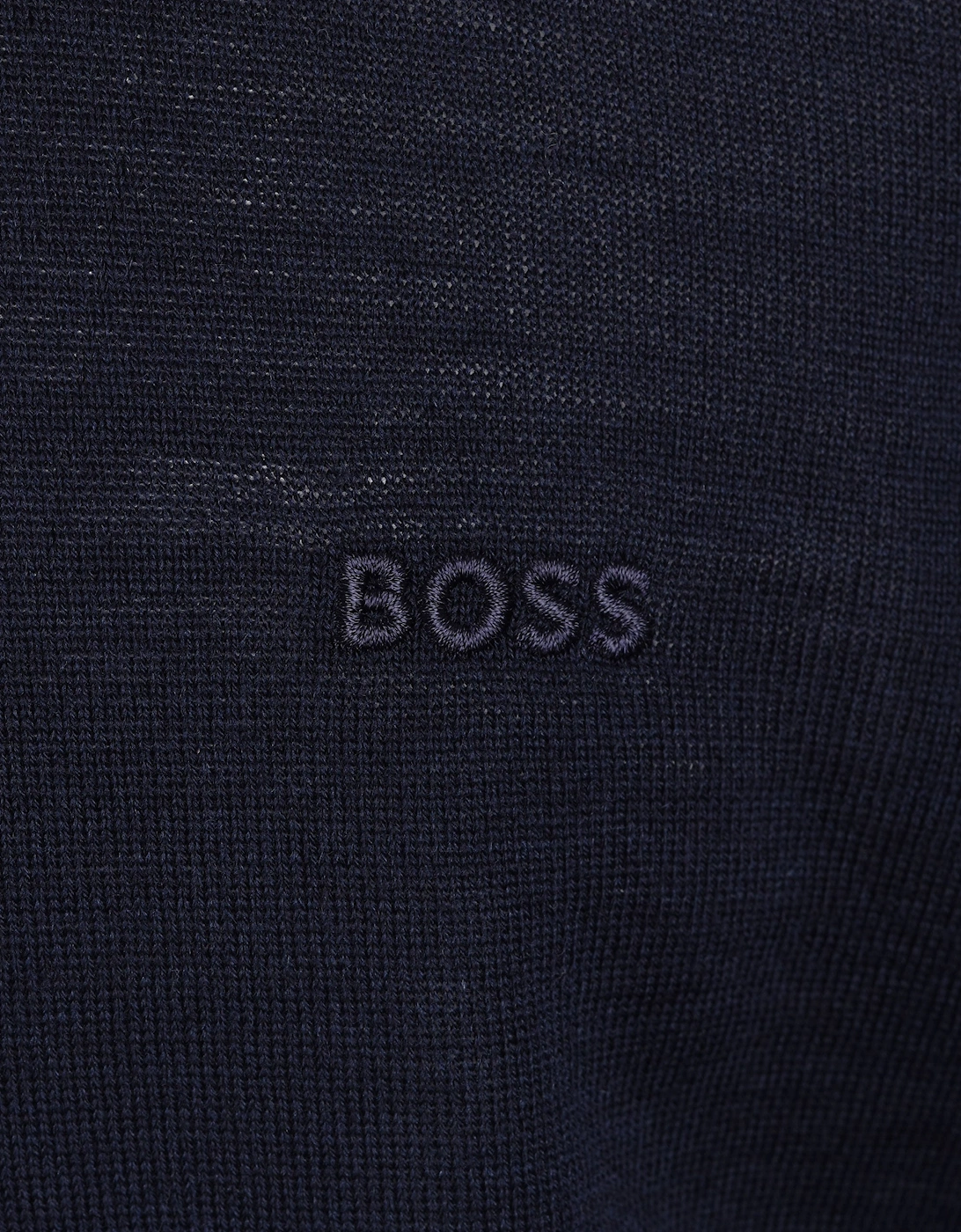 Boss Black BOSS H LANCIONE KNITTED POLO DARK BLUE
