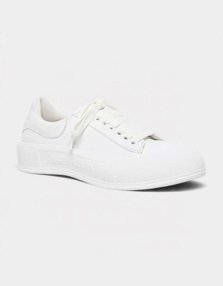 Deck Lace Plimsoll Optic White
