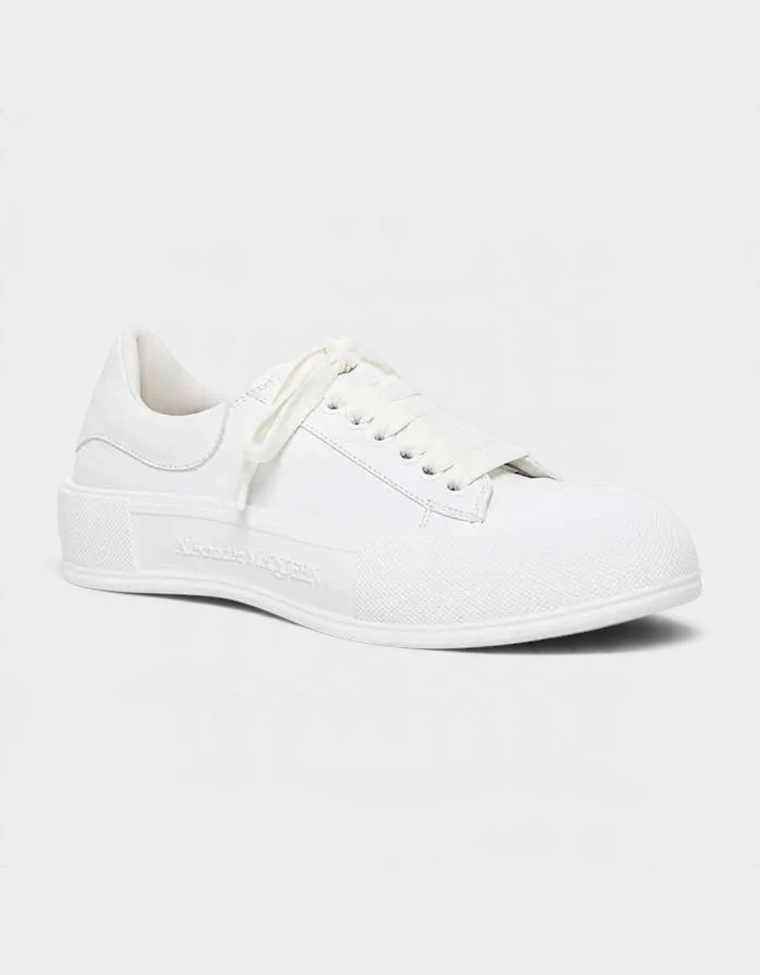 Deck Lace Plimsoll Optic White
