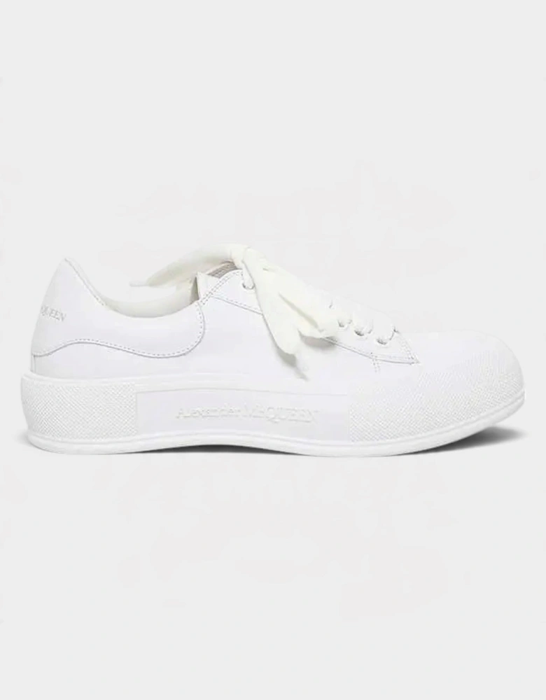 Deck Lace Plimsoll Optic White