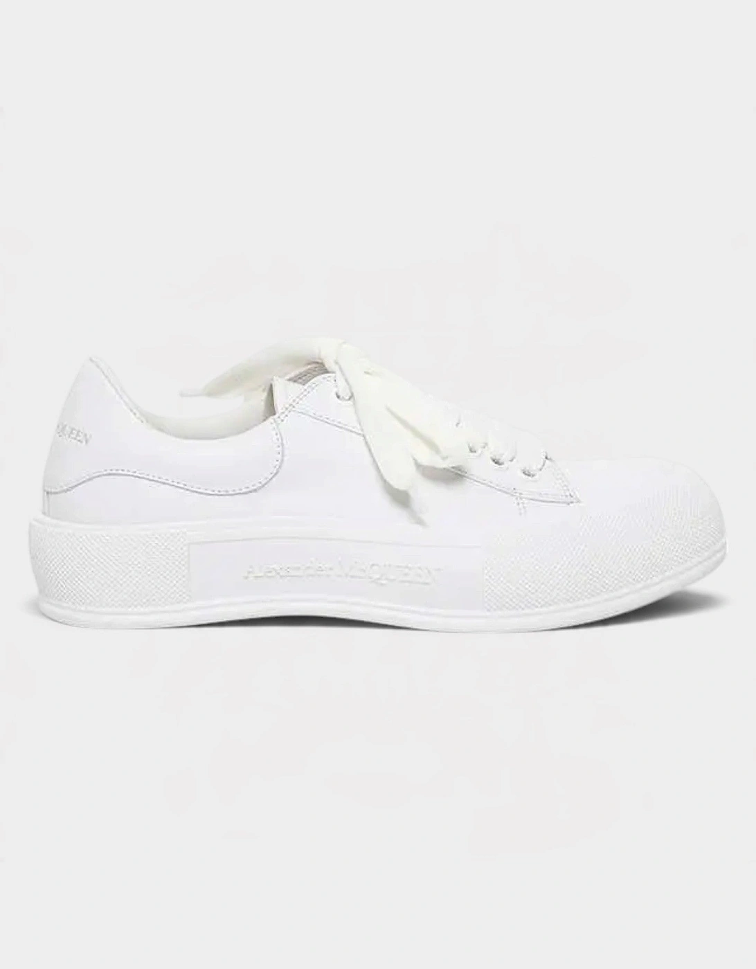 Deck Lace Plimsoll Optic White