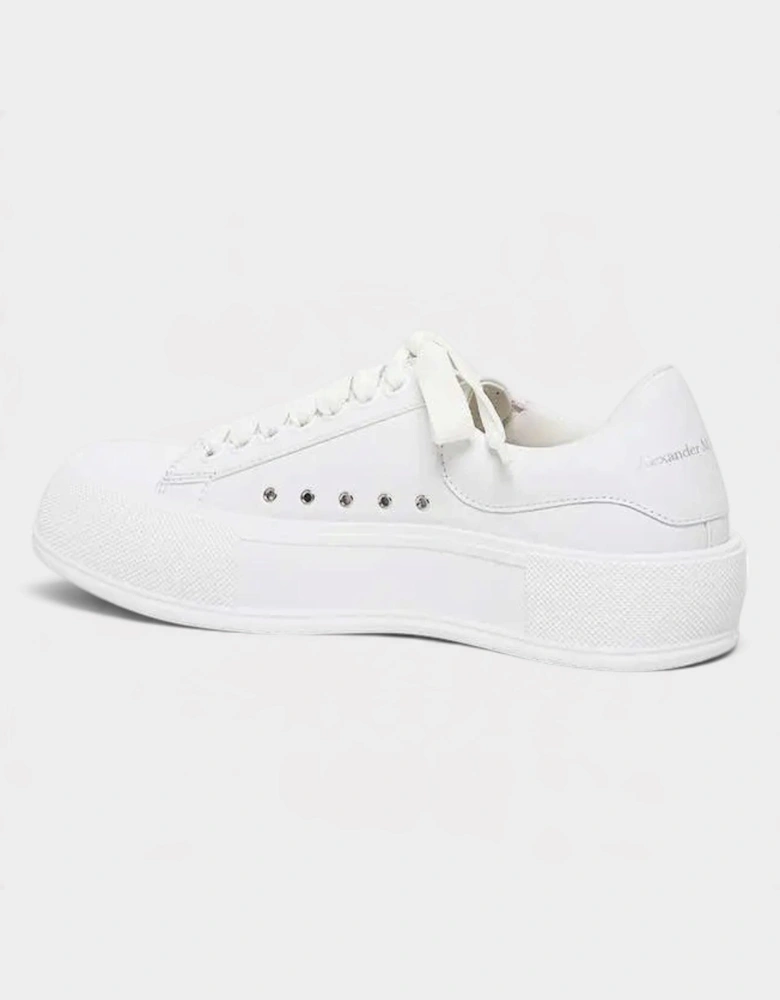 Deck Lace Plimsoll Optic White