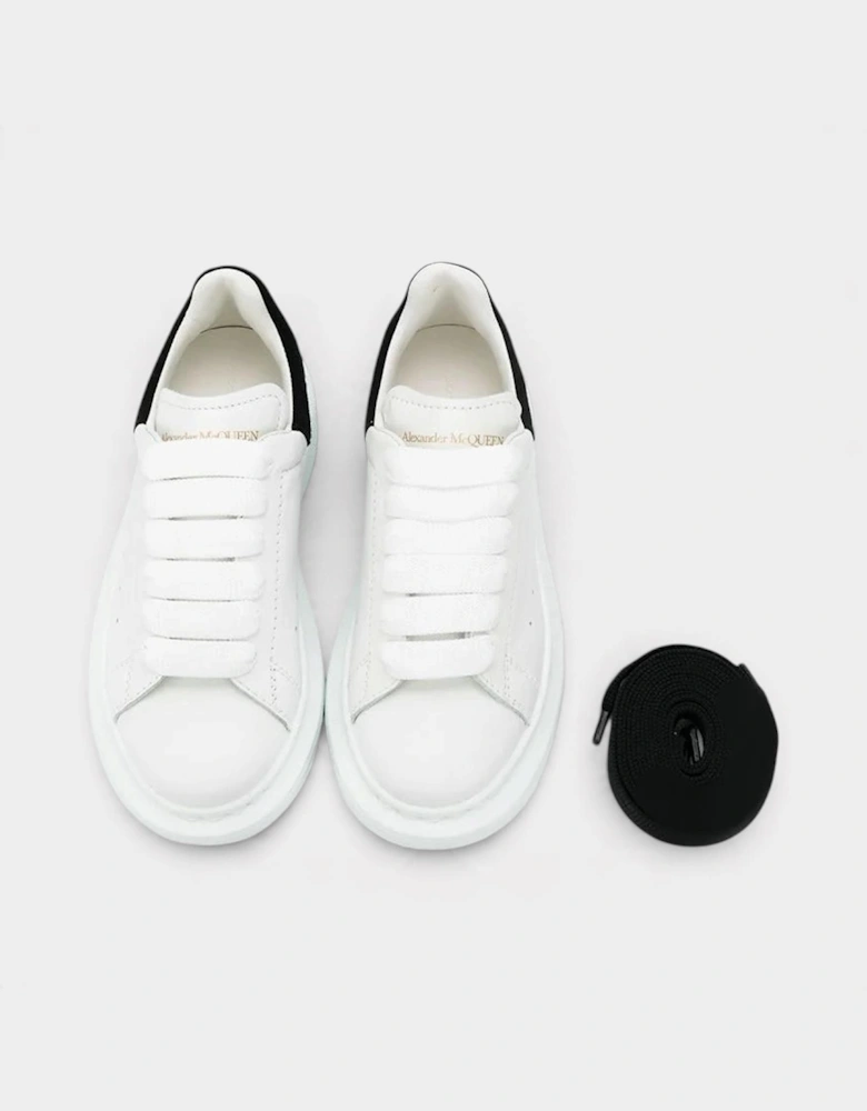 Oversized Sole Sneakers White Black Kids