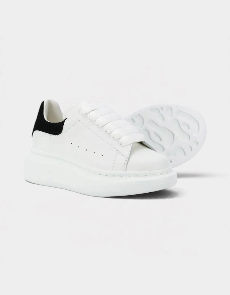 Oversized Sole Sneakers White Black Kids