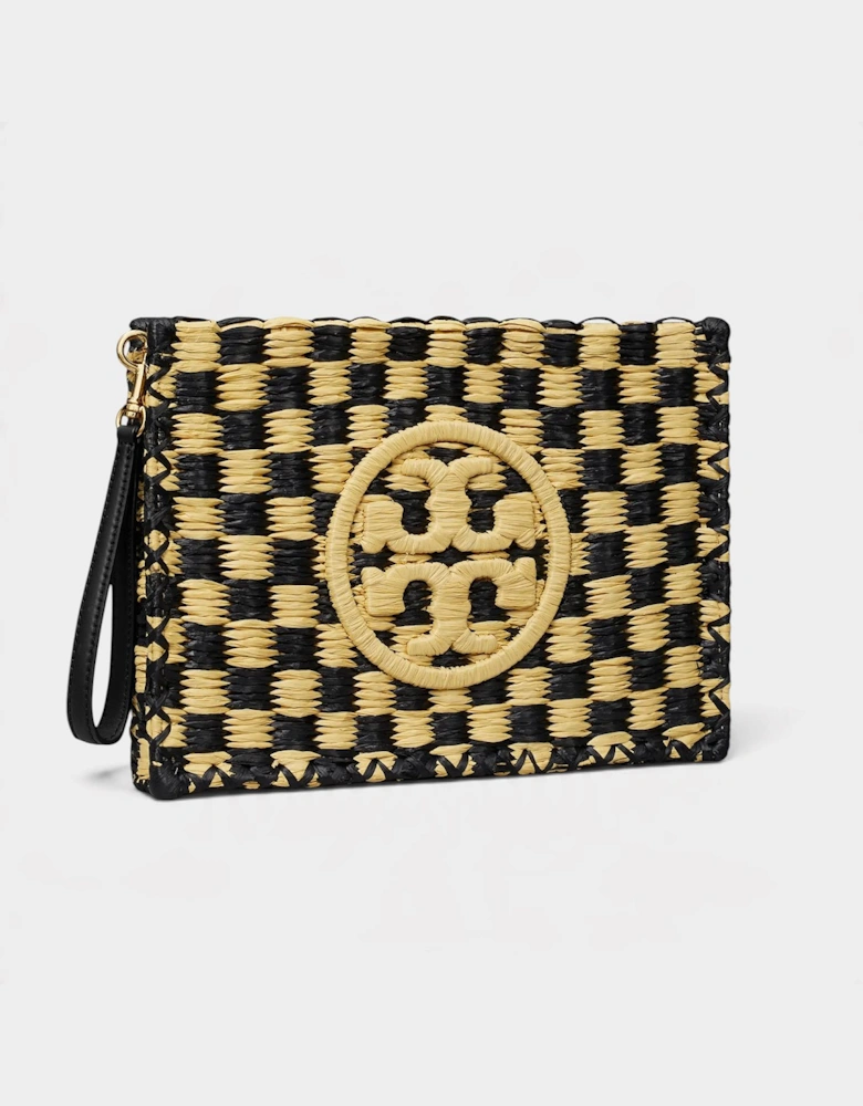 Ella Crochet Raffia Pouch