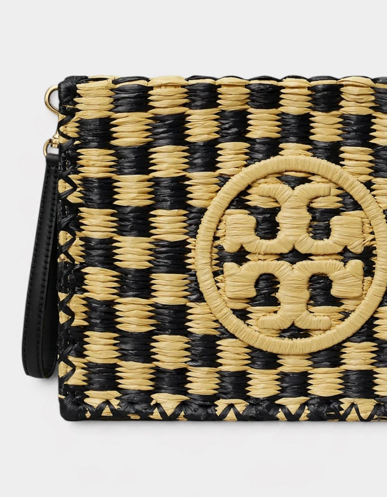 Ella Crochet Raffia Pouch